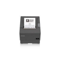 Miniprinter Epson TM-T88v-656, térmica, 80 mm o 58 mm, ethernet, USB, autocortador, recibo, negra