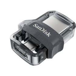 Memoria SanDisk 16GB USB 3.0, micro USB ultra dual drive M3.0 otg 130mb/s