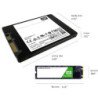 Unidad de estado sólido SSD WD Green 2.5 120GB SATA3 6GB/s 7mm lect 540mb/s escrit 430mb/s