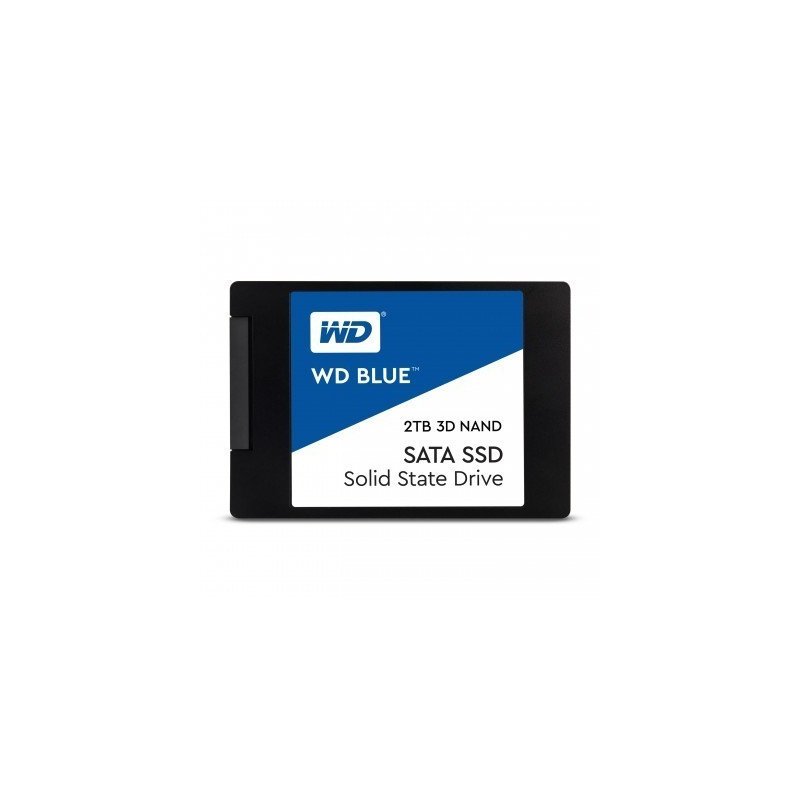 Unidad de estado sólido SSD WD blue 2.5 2TB SATA 3dnand 6gb/s 7mm lect 560mb/s escrit 530mb/s