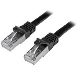 Cable de 2m de red Cat 6 ethernet gigabit blindado sftp - negro - startech.com mod. N6spat2mbk