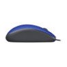 Mouse Logitech M110 silent blue óptico alámbrico USB Windows 10 o posterior, Windows 8, Windows 7 Mac os x 10.5 o posterior Chro