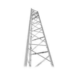 Torre autosoportada. 24ft (7.3m) titan t400 galvanizada con anclaje (sec. 4-6).