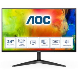 AOC B1 24B1XHS pantalla para PC 60,5 cm (23.8") 1920 x 1080 Pixeles Full HD LED Negro