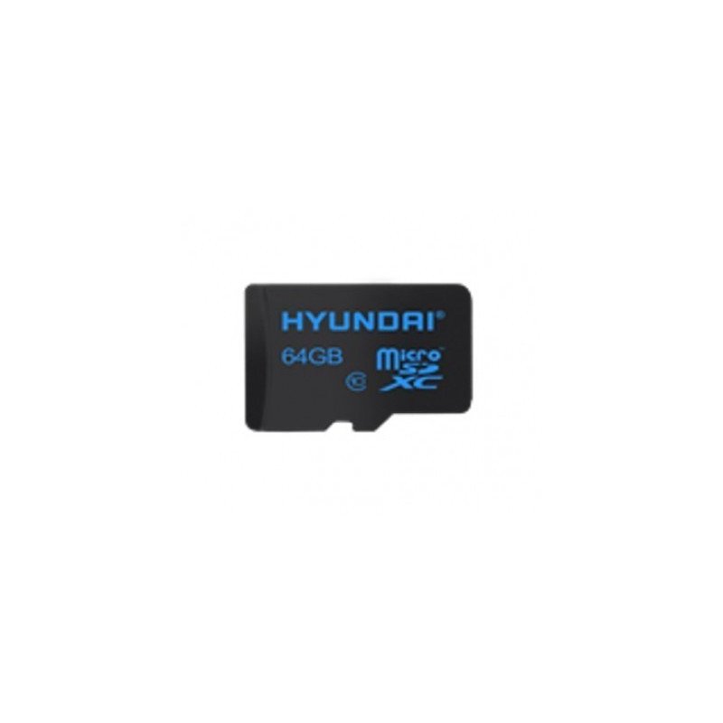 Memoria Micro SD Hyundai SDC64GU1 - 64 GB, Negro, Clase 10