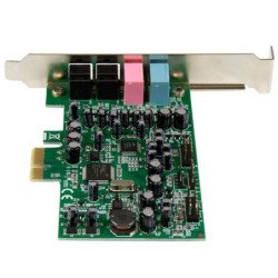 StarTech.com Tarjeta de sonido PCI Express con sonido envolvente de 7.1 canales 24bit 192 kHz