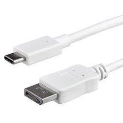 StarTech.com Cable 1m USB C a DisplayPort 1.2 de 4K a 60Hz - Adaptador Convertidor USB Tipo C a DisplayPort - HBR2 - Conversor