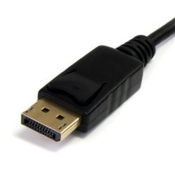 Adaptador de mini DisplayPort StarTech.com - mini DisplayPort, DisplayPort, Macho/Macho, Negro