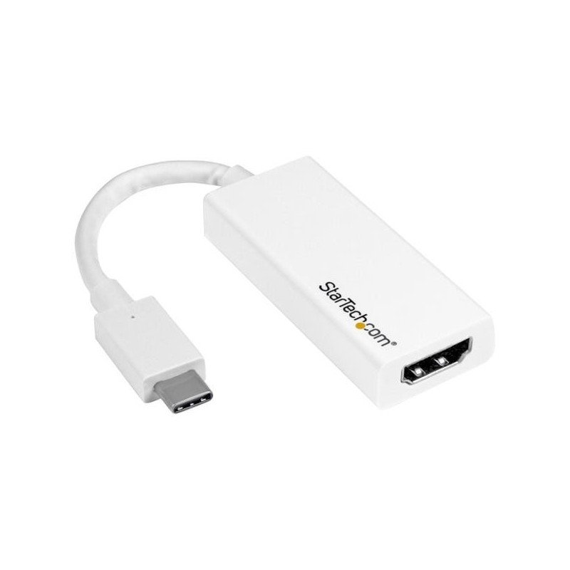 Adaptador de Video USB-C a HDMI StarTech.com CDP2HDW - Color blanco, HDMI, USB C, HDMI