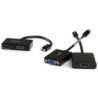 StarTech.com Adaptador Mini DP de Audio/Vídeo para Viajes - Conversor Mini DisplayPort a HDMI o VGA - 1920x1200 1080p