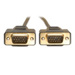 Tripp-Lite Cable para Monitor VGA (HD15 M/M) - 4.57 m [15 pies], VGA (D-Sub), VGA (D-Sub), Macho, Macho, Negro