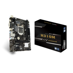 MB BioStar H310 Intel 8a gen S-1151/2xDDR4 2666/HDMI, VGA/2xUSB3.1/micro ata/gama básica