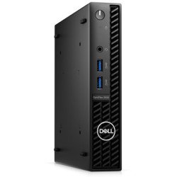 PC Dell Optiplex 3000 MFF Intel Core i5-12500t, 8GB, 256GB SSD, 1 DP, Win 10 pro, 3 años de garantía, negro