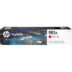 HP 981A, Original, magenta, HP, PageWide Enterprise 556, 586, Rendimiento estándar, 70 ml