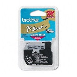 Cinta etiqueta de impresora negro/plata, Brother M921, 9 mm