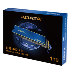 Unidad de estado sólido SSD Adata Legend 740 NVME m.2 2280 1TB PCIe gen 3x4 3DNAND lect. 2500mb/s escrit 2000mb/s PC, laptop, mi