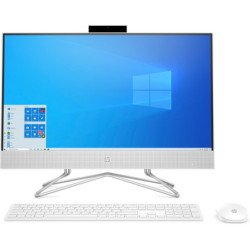 Computadora de Escritorio  HP AIO 24-DF1505LA - 23.8 pulgadas, Intel Core i3-1115G4, 8 GB, 256 GB + HDD 1 TB, Windows 11 Home