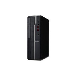 PC Acer Veriton X VX4670G-M301 Core i3-10100, 4GB máx. 64GB, 1TB, DVD-RW, TPM, incluye teclado y mouse, negro, SFF 9L, Win10 pro