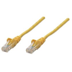 Cable de red Intellinet 3.0 mts (10.0 pies), Cat. 5e UTP, amarillo