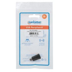 Adaptador USB-c Manhattan cm-micro b h v3.1 negro