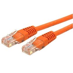 Cable de red StarTech.com - 1.8 m, RJ-45, RJ-45, Macho/Macho, Naranja