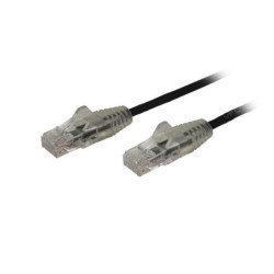 Cable de 1.8m de red ethernet Cat 6 delgado sin enganches - cable de red snagless - negro - startech.com mod. N6pat6bks