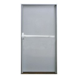 Puerta metálica galvanizada 4' 0 x 8' 0, Resistente al fuego por 180 min, UL