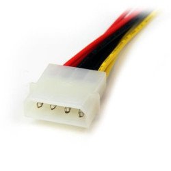 Adaptador cable StarTech.com PYO2LP4SATA - SATA, Macho/hembra, Negro