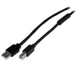 Cable USB 2.0 StarTech.com - 20 m, USB A, Mini-USB B, Macho/Macho, Negro
