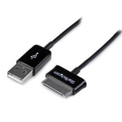 Cable adaptador USB StarTech.com - 1 m, USB A, Macho/Macho, Negro