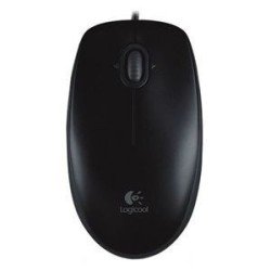 Mouse Logitech M100 negro óptico alámbrico USB PC/Mac