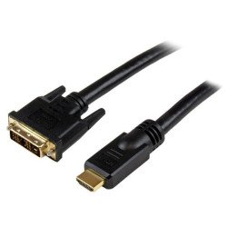 Adaptador HDMI a DVI-D StarTech.com - Macho Macho, Negro