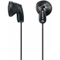 Audífono interno in-ear Sony E9-L9 color negro conector 3.5 mm