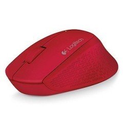 Mouse Logitech M280 rojo óptico inalámbrico (mini receptor USB) PC/Mac/Chrome/Linux