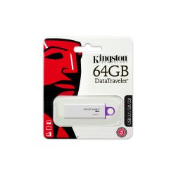 Kingston Technology DataTraveler G4 64GB, 64 GB, USB 3.0 (3.1 Gen 1), Type-A, Windows 7 Home Basic,Windows 7 Home Basic x64,Wind