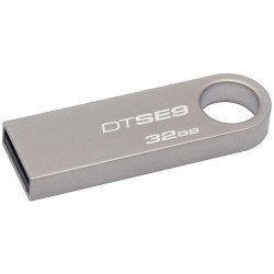 Memoria Kingston 32GB USB 2.0 metálica plata