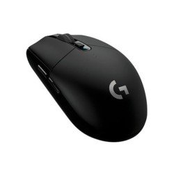 Mouse Logitech G305 negro óptico inalámbrico para gaming con tecnología Lightspeed USB