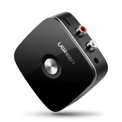 Receptor de Audio Bluetooth 5.0 a RCA o Auxiliar 3.5mm, Tecnología EDR, Reconexión Automática, Hasta 10 m