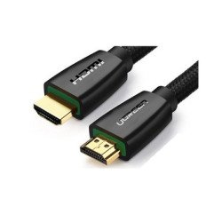 Cable HDMI 2.0 de Nylon Trenzado, 3 m, 4K@60Hz, HDR, 3D, HEC (Canal Ethernet HDMI), ARC (Canal de Retorno de Audio, Color Profun