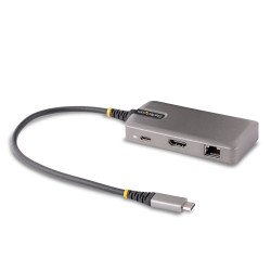 Adaptador Multipuertos USB-C, Docking Station USB Tipo C HDMI 4K60 PD 100W, Hub USB 3.0 2 Puertos, Works with Chromebook, 1 Disp