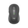 Mouse Logitech Signature M650, mano derecha, Óptico, RF inalámbrica + Bluetooth, 2000 DPI, Grafito