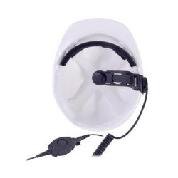 Micrófono de conducción ósea de cabeza para casco con bocina de alta potencia para radios Kenwood TK3230/3000/3402/3312/3360/317