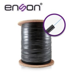 Cable de fibra óptica drop mono modo de 1000m Enson ens-df1cos2 1 hilo 9, 125 micras os2 ideal para gpon uso interior