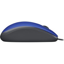 Mouse Logitech M110, Ambidextro, Óptico, USB tipo A, 1000 DPI, Azul, Grafito