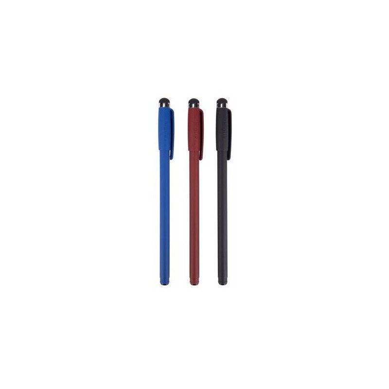 Stylus y pluma para iPad y iPhone 3-packcolor azul, rojo y negro