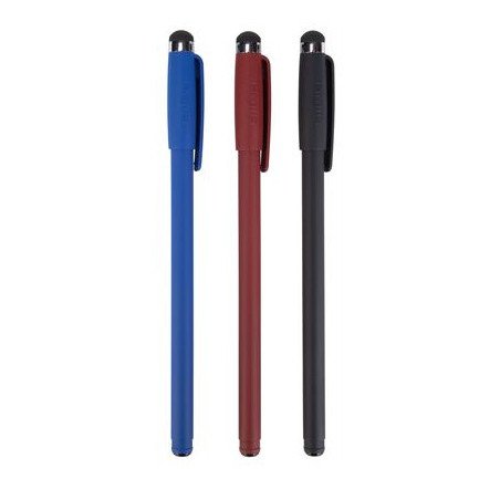Stylus y pluma para iPad y iPhone 3-packcolor azul, rojo y negro