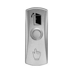 Botón liberador de puerta de aluminio con caja integrada para fácil instalación, función no