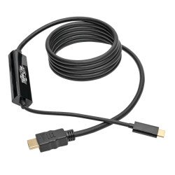 Cable Tripp-Lite (U444-006-H) adaptador USB c a HDMI (m m), 4k, negro, 1.83 m [6 pies)