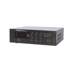Mini amplificador de audio mezclador, 240w RMS, sistema 70, 100v, mp3, tuner, bluetooth, música ambiental y voceo