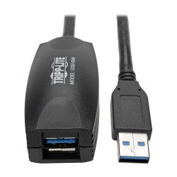 Cable de extensión repetidor activo USB 3.0 superspeed (A M H), 5 m [16 pies]
